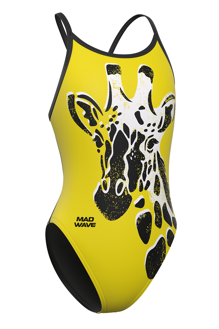 Юниорский купальник спортивный Flare junior HiClo R5 — Жёлтый