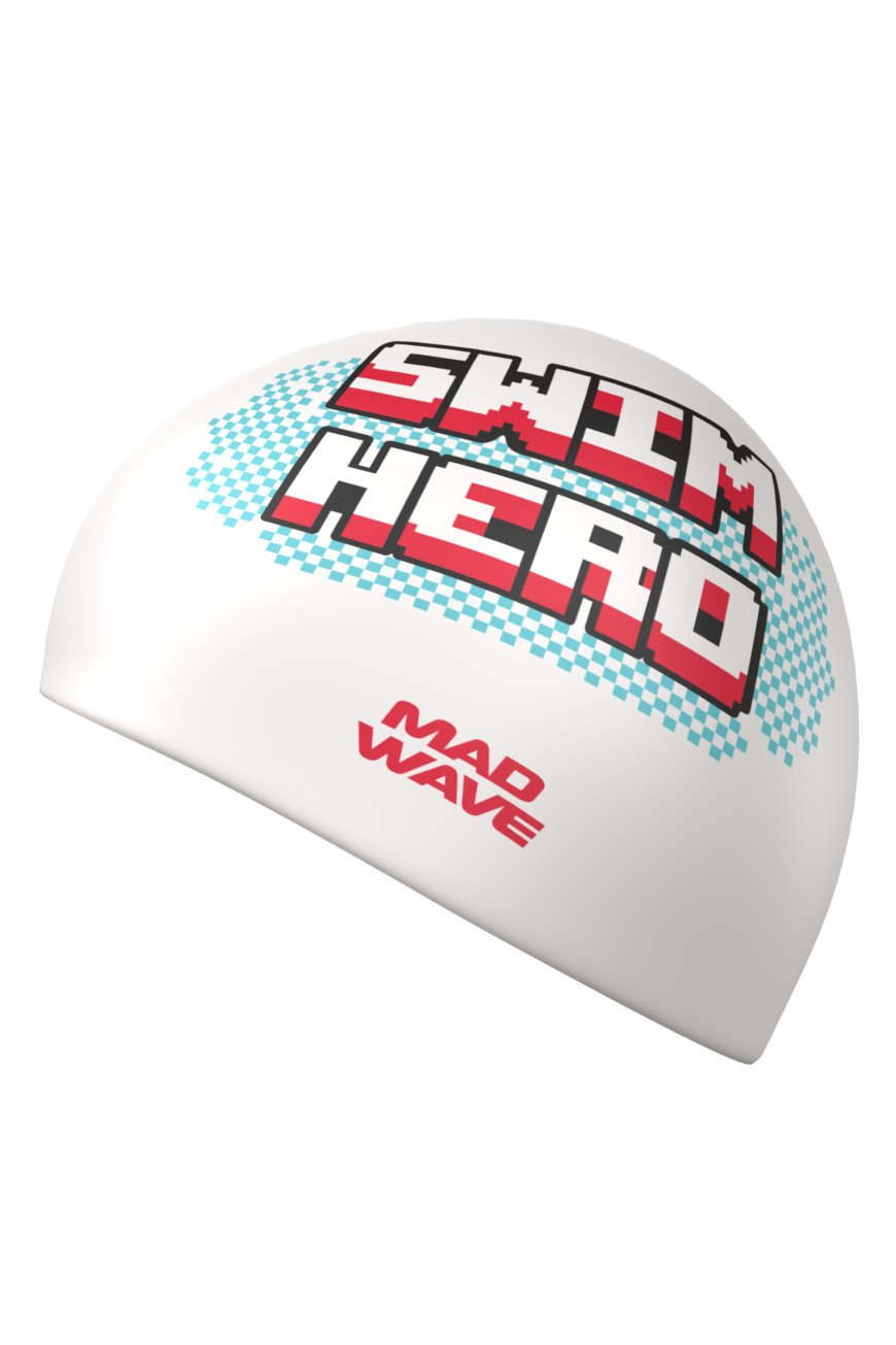Юниорская силиконовая шапочка Swim hero — Мульти