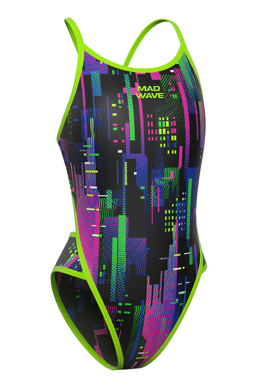 Юниорский купальник спортивный Daria junior ChloroFlex G0 — Мульти
